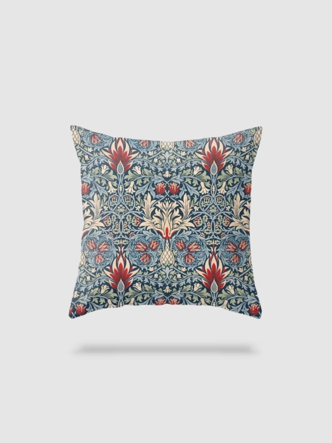 housse de coussin en lin à fleurs 60x60 - motif 11