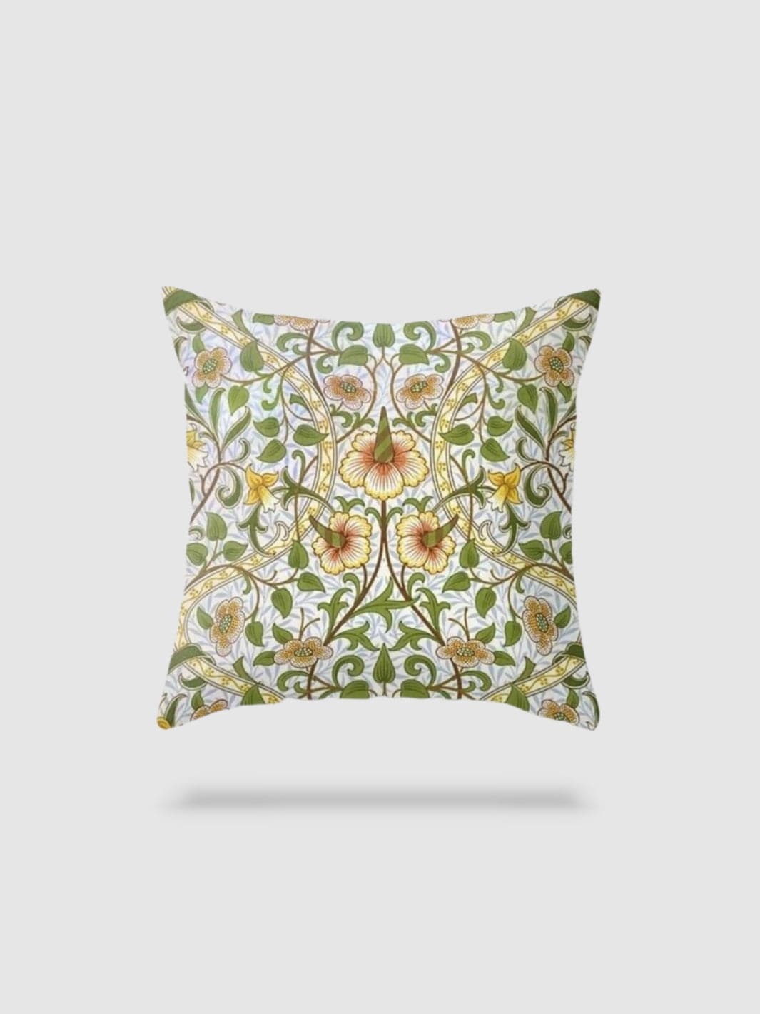 housse de coussin en lin à fleurs 60x60 - motif 18