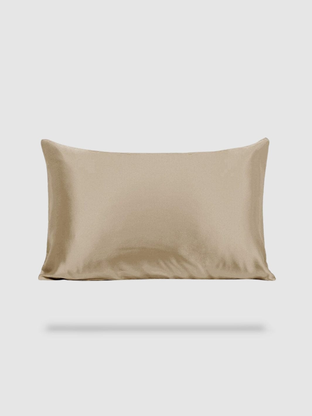 housse de coussin soie de murier 40x60 - Beige gris