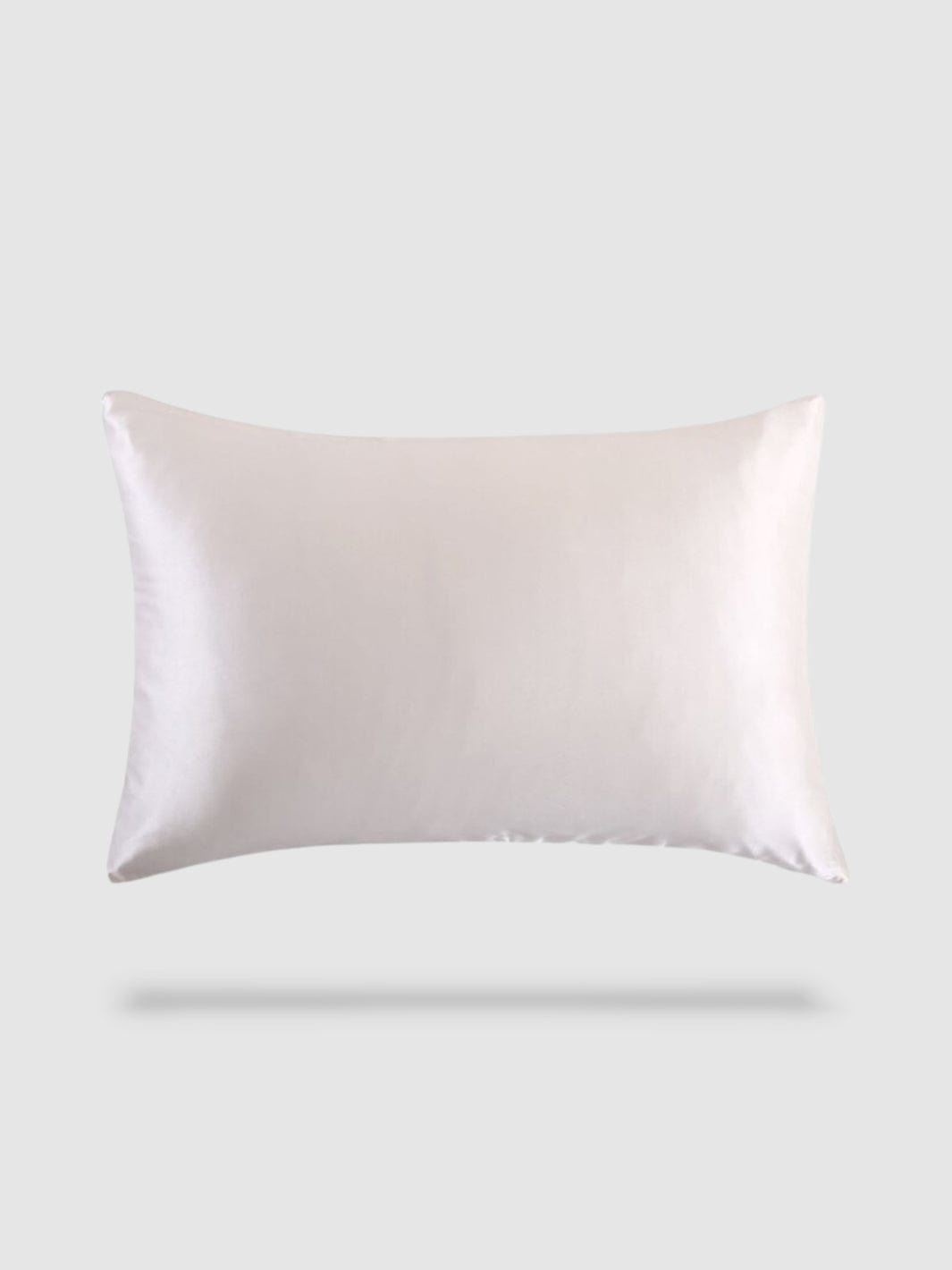 housse de coussin soie de murier 40x60 - Blanc