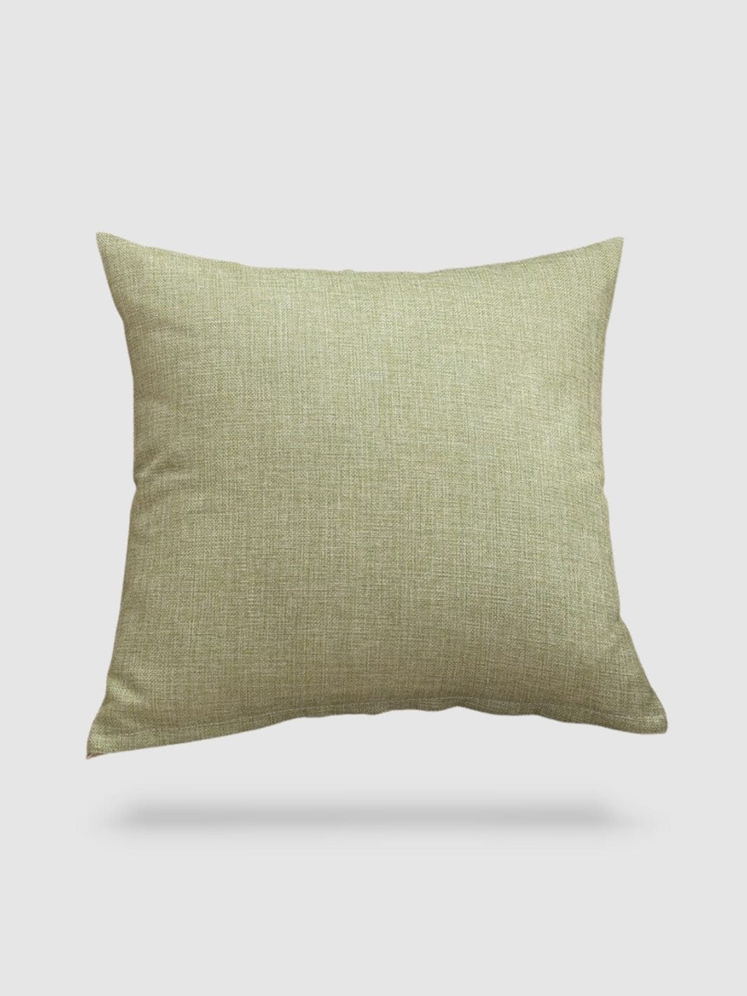 housse de coussin en Coton de lin 55x55 - Vert