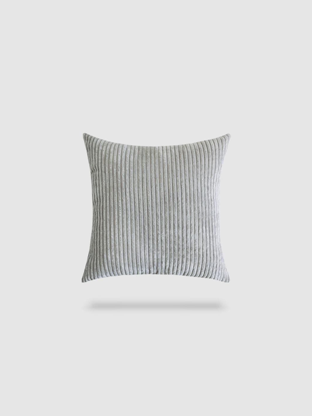 housse de coussin en Velours côtelé 70x70 - Gris