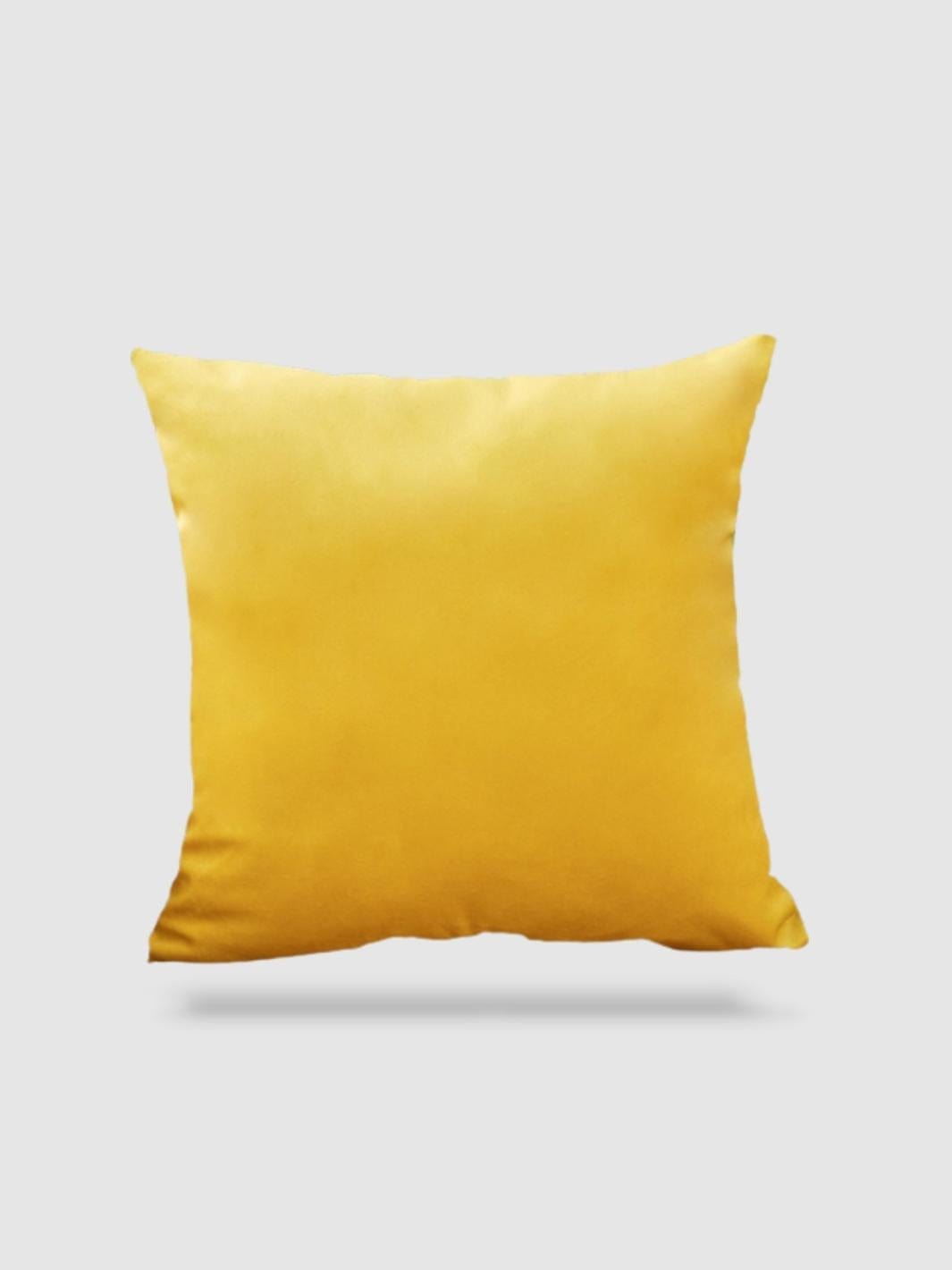 housse de coussin velours 30x50 - Jaune