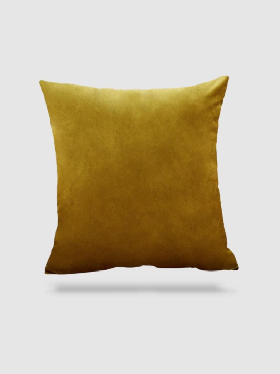 housse de coussin velours 40x40 - Camel