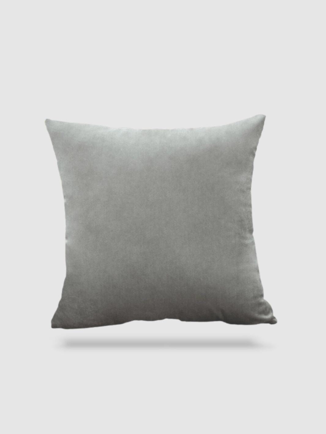 housse de coussin velours 40x40 - Gris