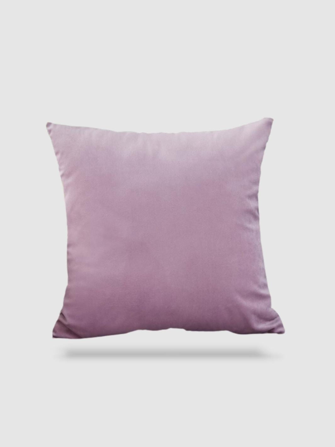 housse de coussin velours 40x40 - Violet clair