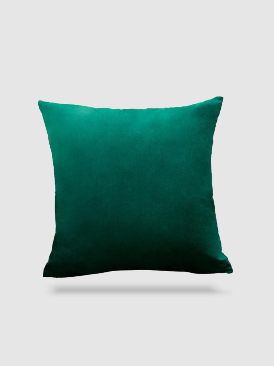 housse de coussin velours 45x45 - Vert
