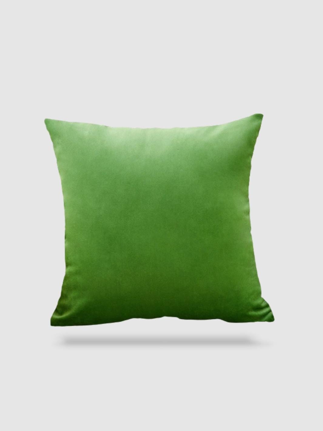 housse de coussin velours 45x45 - Vert bonbon