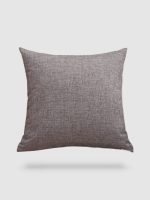 housse de coussin en Coton de lin 50x50 - Gris