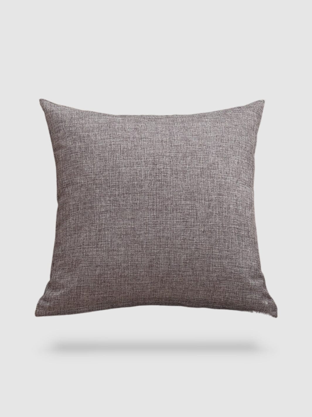 housse de coussin en Coton de lin 50x50 - Gris