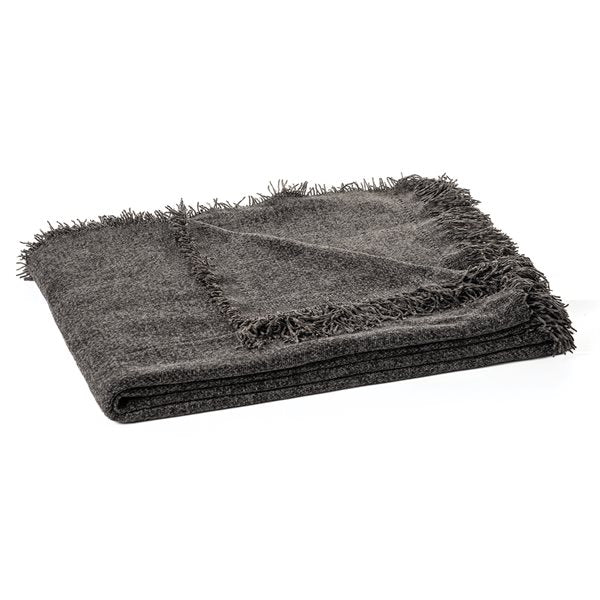 Couvre lit gris charcoal Iron de Brunelli