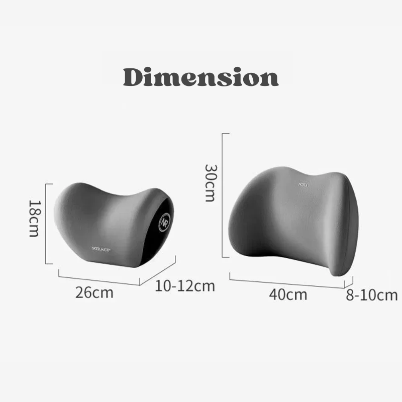 Oreillers duo pour voiture en mousse viscoélastique – Image 14