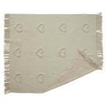 Couvre-lit motif cœurs Love par Brunelli