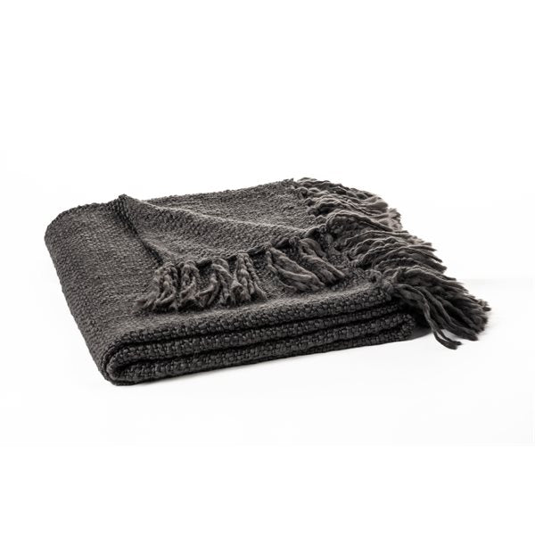 Couvre lit Mollo Charcoal par Brunelli - Livraison printemps 2025