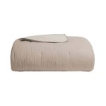 Couvre lit mousseline naturelle Brunelli