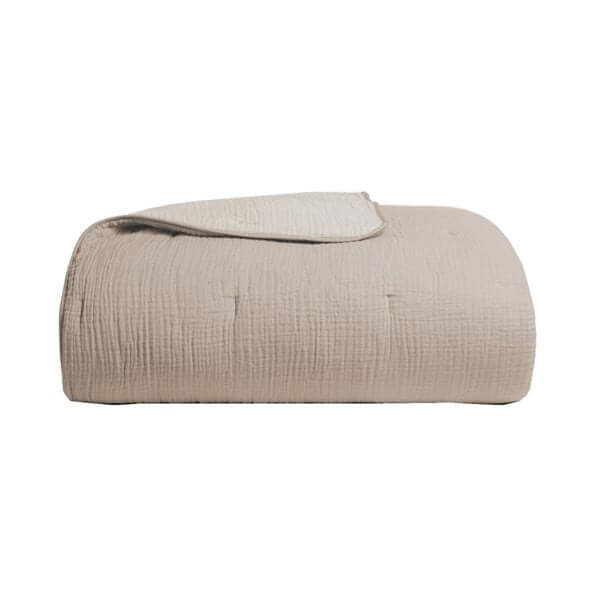 Couvre lit mousseline naturelle Brunelli