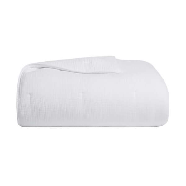 Couvre lit mousseline blanc par Brunelli