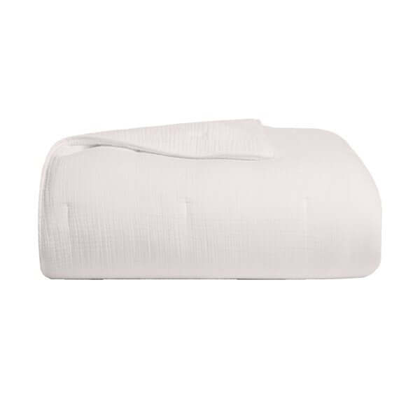 Couvre lit mousseline crème de Brunelli