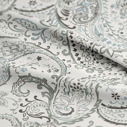Couvre lit Paisley de Colcha Linens fabriqué au Canada – Image 3
