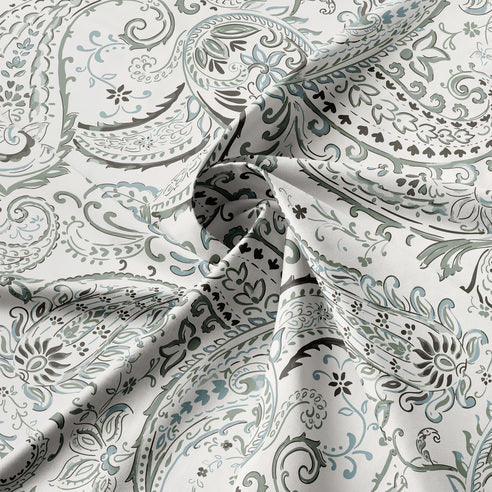 Couvre lit Paisley de Colcha Linens fabriqué au Canada – Image 4