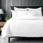Couvre lit Payton blanc canadien - Colcha Linens