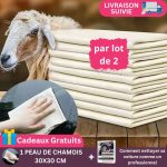 Torchon - essuie mains peau de chamois de papa