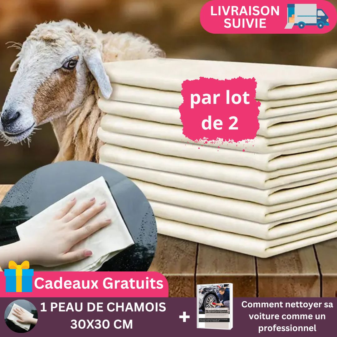 Torchon - essuie mains peau de chamois de papa