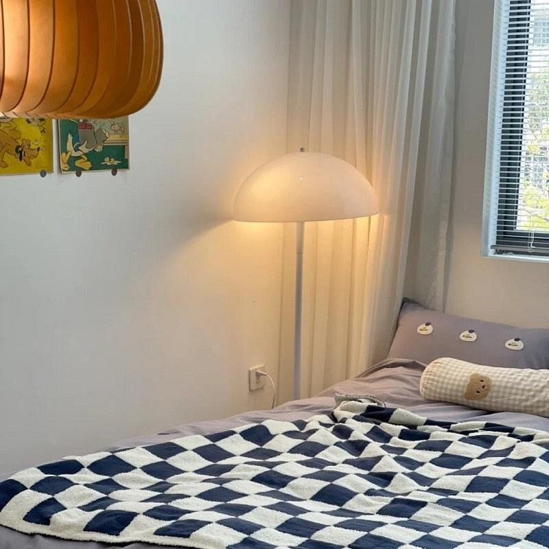 Plaid chemin de lit carreaux en laine douce – Image 10