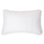Couverture matelassée en lin piqué blanc POKE - Par Brunelli Couvre-lit ,disponible chez Literie-Déco et moi
