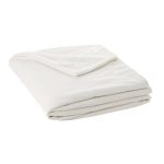 Couvre lit fausse fourrure POLUX gris crème - Brunelli