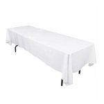 Nappe rectangulaire blanche pour mariage