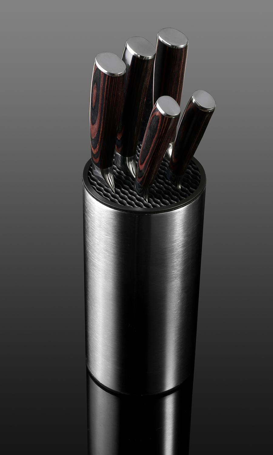 Vaisselle - Bloc de rangement pour couteaux en acier ou plastique – Image 7