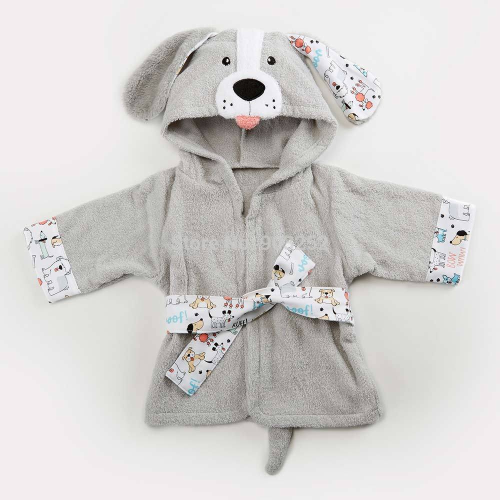 Linge de bain serviette motif chiot pour enfant – Image 2
