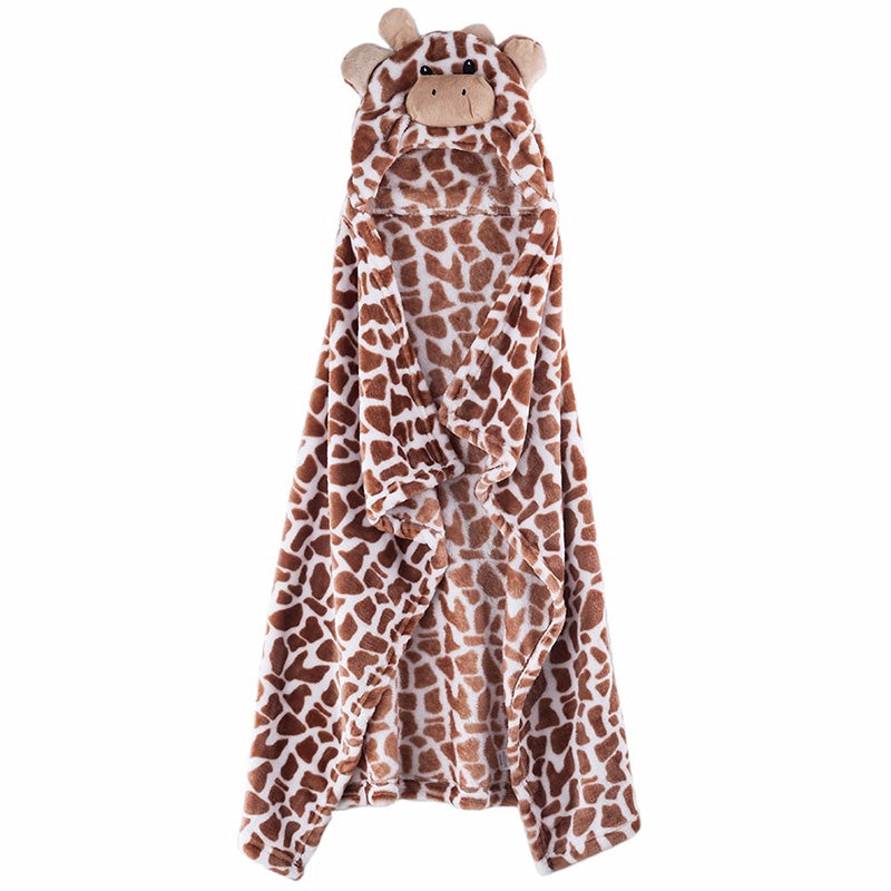 Linge de bain cape girafe pour bébé – Image 3