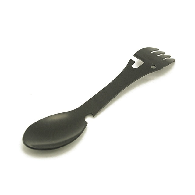 Couverts multifonctions inox : couleur noir