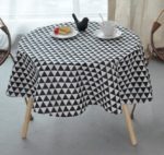 nappe-ronde-noir-et-blanche