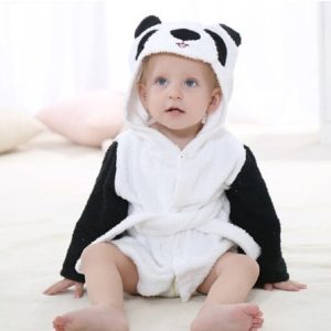 Serviette de bain bébé panda