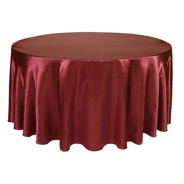 Nappe ronde - Élégance bordeaux