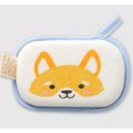 serviette de bain mignon bébé chien