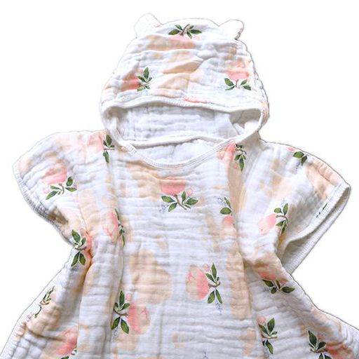 serviette de bain bébé épaisse rose