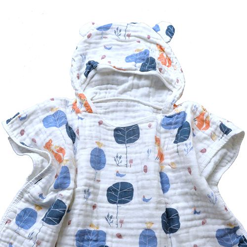 serviette de bain bébé épaisse renard