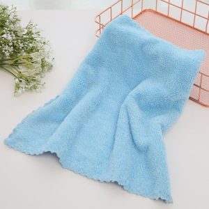 serviette de bain microfibre multifonction bleu