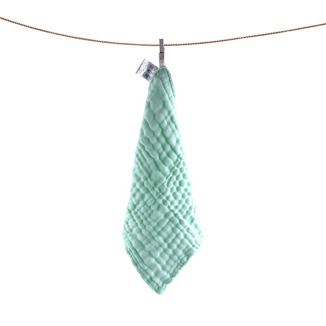 serviette de bain bébé mousse verte
