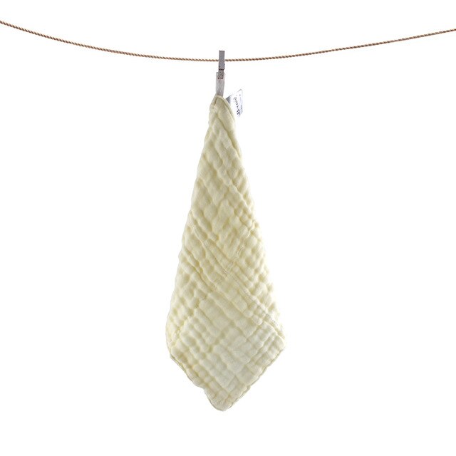 serviette de bain bébé mousse jaune