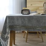 Nappe rectangulaire grise