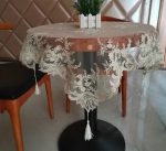 Nappe ronde transparente 80cm