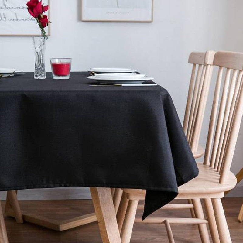 Nappe rectangulaire noire