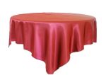 Nappe ronde design rouge