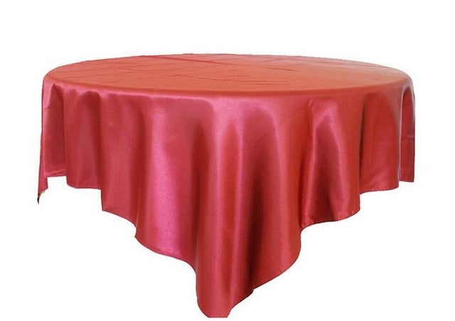 Nappe ronde design rouge