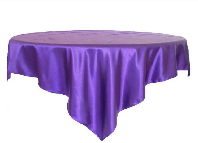 Nappe ronde pour mariage violet